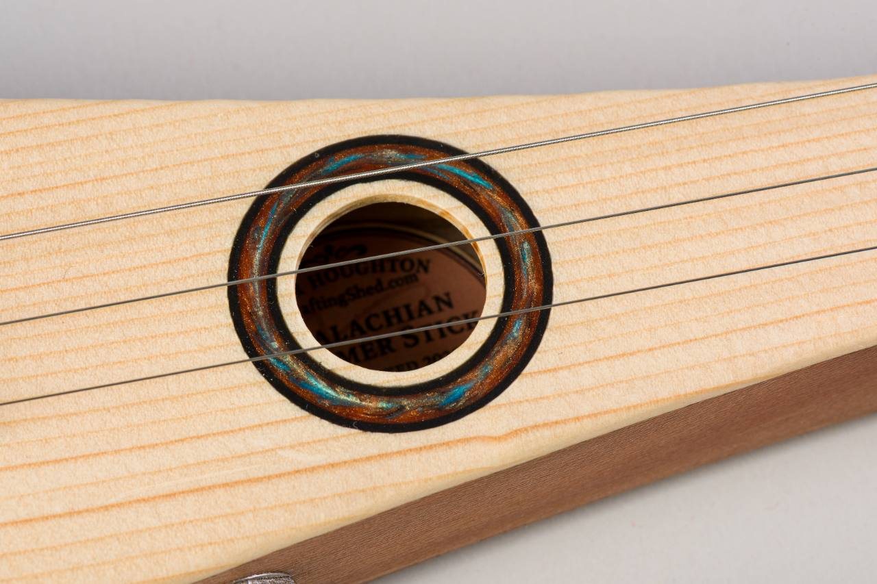 Strumstick soundhole detail