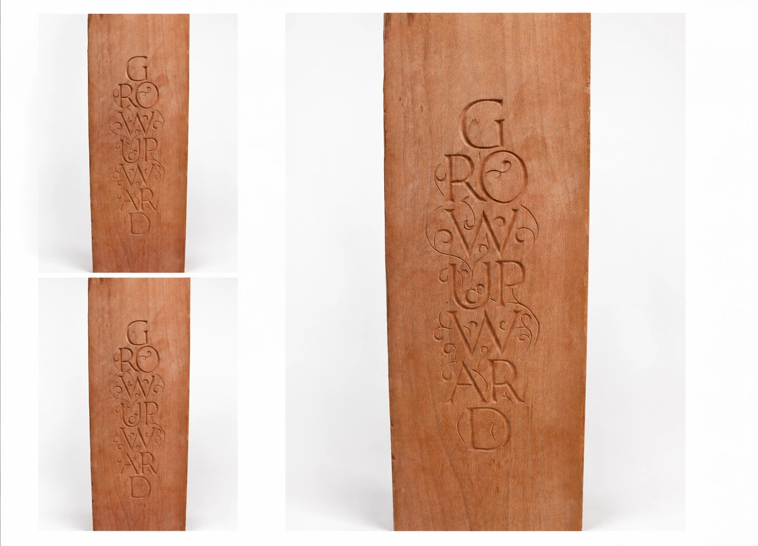 Letter Carving On Cherry photo 1